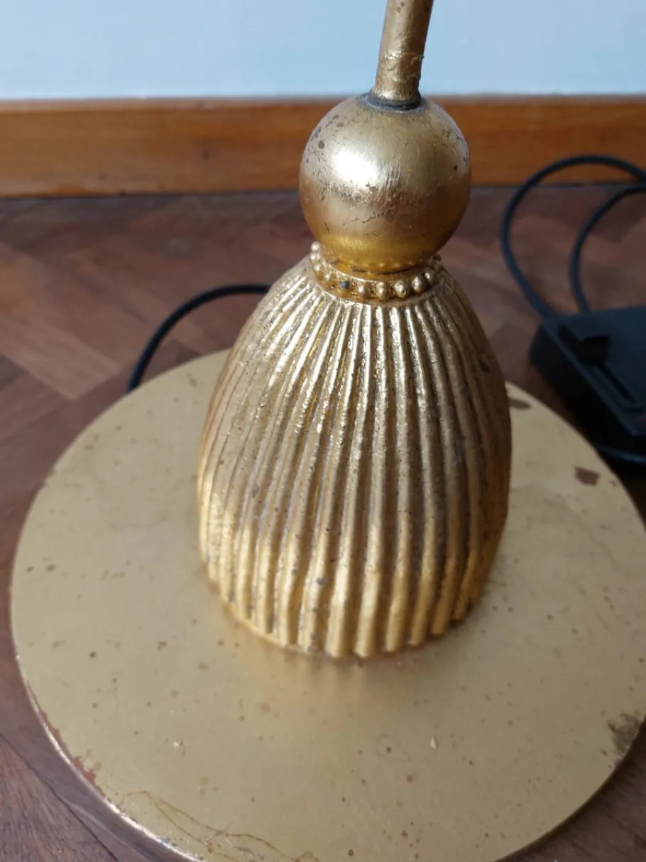 Online Pamono Brass Tulip Floor Lamps by Sergio Terrain, Italy, 1970s, Set of 2