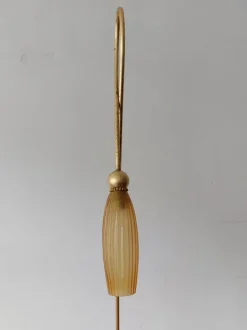 Online Pamono Brass Tulip Floor Lamps by Sergio Terrain, Italy, 1970s, Set of 2