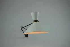 Hot Pamono Brass Wall Lamp by Rene Mathieu for Maison Lunel, 1960s