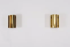 Hot Pamono Brass Wall Lights, Sweden, 1960s, Set of 2