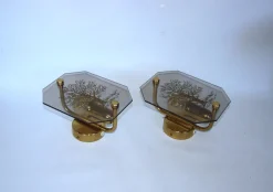 Online Pamono Brass Wall Sconce, 1980s