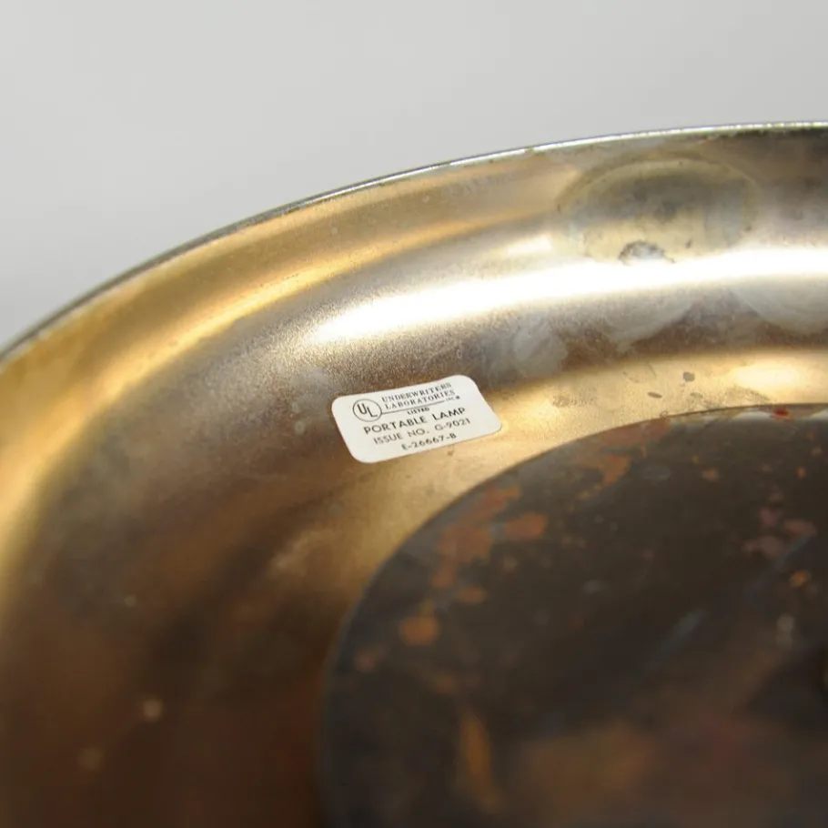 New Pamono Brass-Plated Adjustable 3-Spot Floor Lamp attributed to Underwriters Laboratories, 1980s