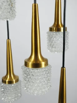 Online Pamono Brass-Plated Cascade Lamp by Staff Leuchten, Germany, 1960s