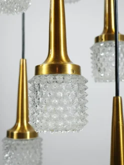 Online Pamono Brass-Plated Cascade Lamp by Staff Leuchten, Germany, 1960s