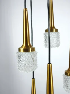 Online Pamono Brass-Plated Cascade Lamp by Staff Leuchten, Germany, 1960s