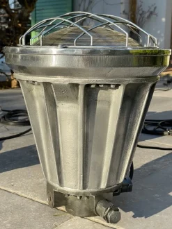 New Pamono British Army Light in Cast Aluminum and Cast Iron from Simplex Electric Company, 1940s