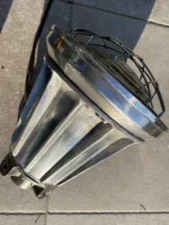 New Pamono British Army Light in Cast Aluminum and Cast Iron from Simplex Electric Company, 1940s