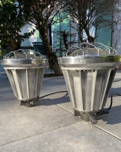 New Pamono British Army Light in Cast Aluminum and Cast Iron from Simplex Electric Company, 1940s