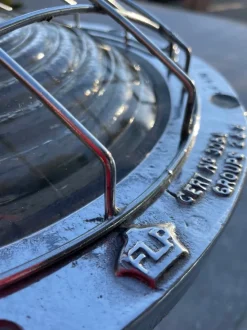 New Pamono British Army Light in Cast Aluminum and Cast Iron from Simplex Electric Company, 1940s