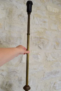 Best Pamono Bronze and Brass Floor Lamp, 1890s