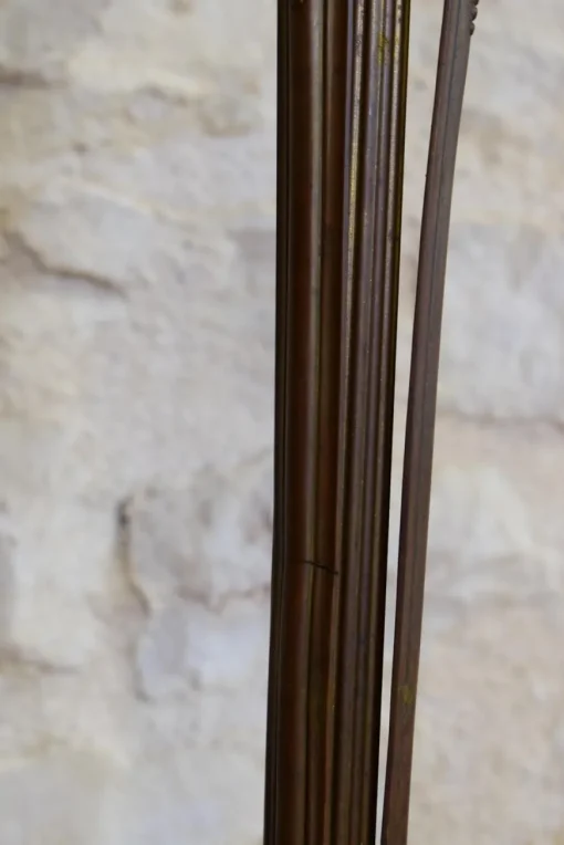 Best Pamono Bronze and Brass Floor Lamp, 1890s