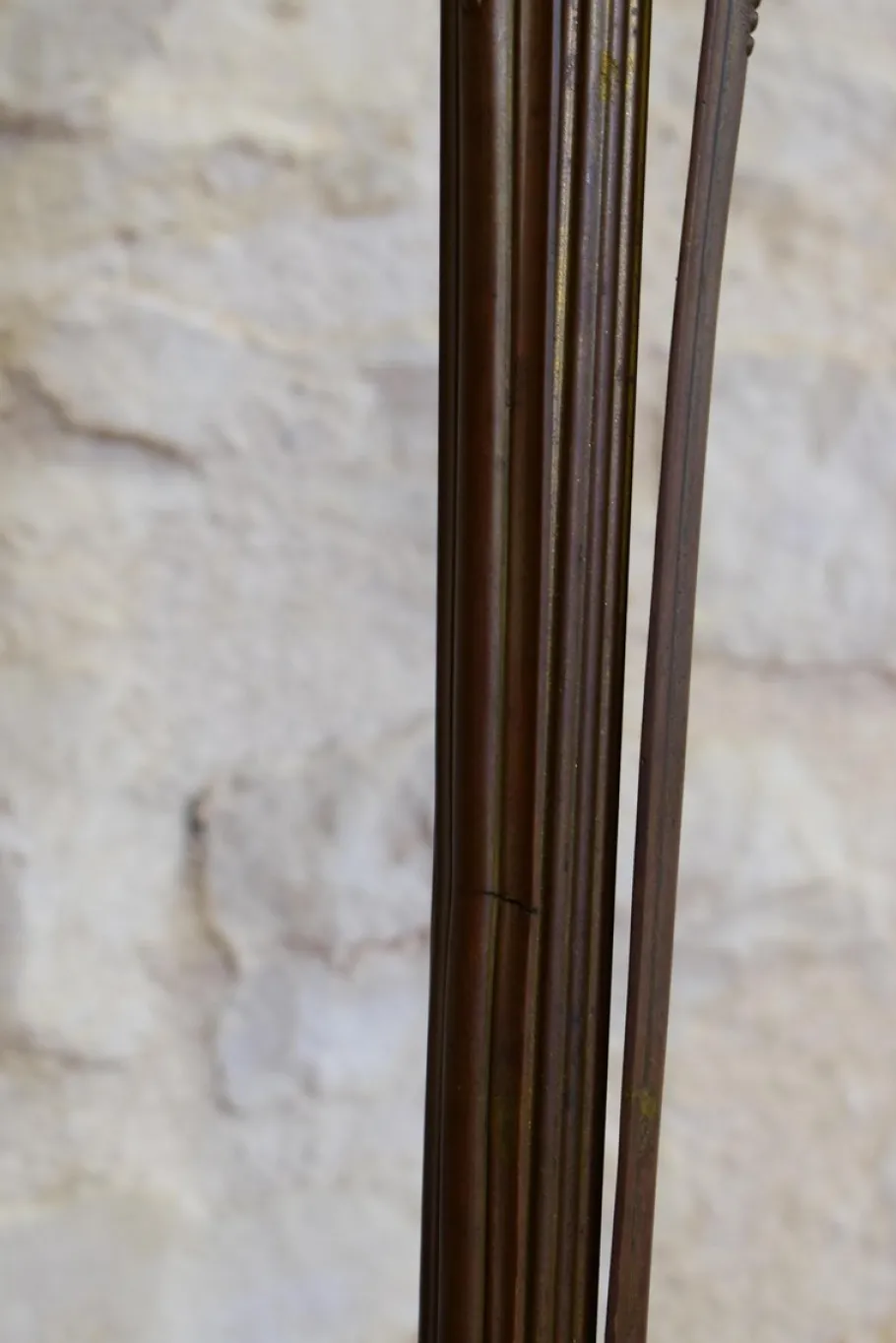 Best Pamono Bronze and Brass Floor Lamp, 1890s