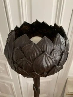 Discount Pamono Bronze Artichoke Floor Lamp by Diego Giacometti, France, 1980s