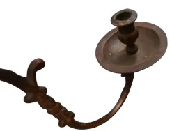 New Pamono Bronze Candle Chandelier with Eight Arms