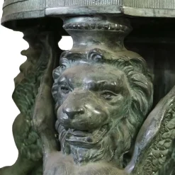 Outlet Pamono Bronze Lamps on Marble Base, 1980s, Set of 2