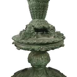 Outlet Pamono Bronze Lamps on Marble Base, 1980s, Set of 2