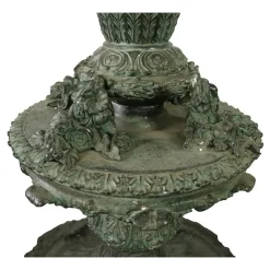 Outlet Pamono Bronze Lamps on Marble Base, 1980s, Set of 2