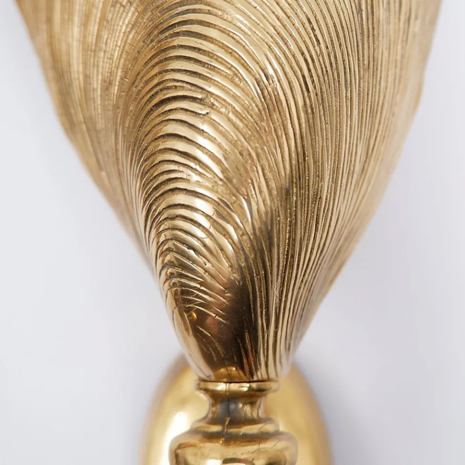 New Pamono Bronze Mussel Shell Sconces from Maison Jansen, 1970s, Set of 2