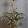 Discount Pamono Bronze Palm Tree Chandelier, 1890s