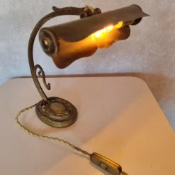 Pamono Bronze Piano or Desk Lamp, Early 1900s
