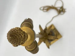 Discount Pamono Bronze Pineapple Table Lamp, 1960