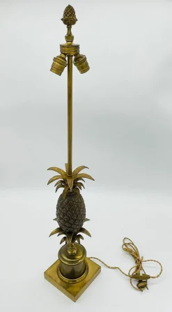 Discount Pamono Bronze Pineapple Table Lamp, 1960