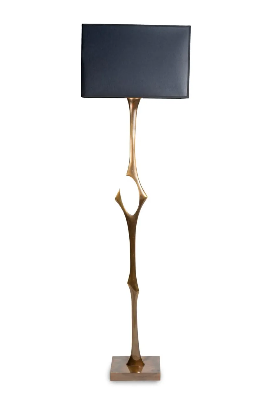 New Pamono Bronze Sculptural Floor Lamp by Willy Daro, 1970s