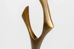 New Pamono Bronze Sculptural Floor Lamp by Willy Daro, 1970s