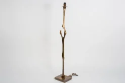 New Pamono Bronze Sculptural Floor Lamp by Willy Daro, 1970s