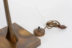 New Pamono Bronze Sculptural Floor Lamp by Willy Daro, 1970s