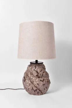 Pamono Brown and Beige Ceramic Lamp