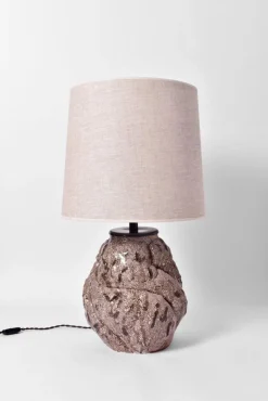 Pamono Brown and Beige Ceramic Lamp