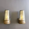 Online Pamono Brown Ceramic and Glass Sconces by Ifö, 1960s, Set of 2