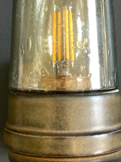 Online Pamono Brown Ceramic and Glass Sconces by Ifö, 1960s, Set of 2