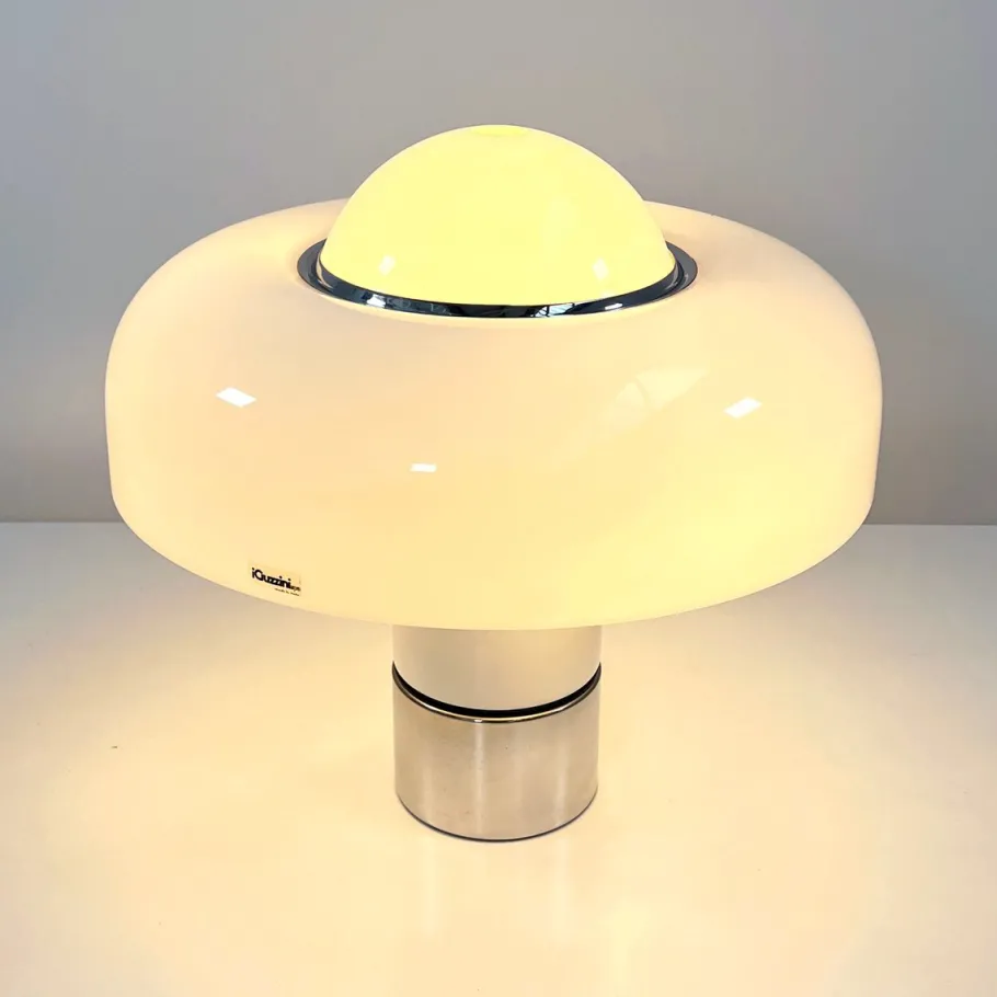 Discount Pamono Brumbury Table Lamp by Luigi Massoni for Guzzini, 1970s