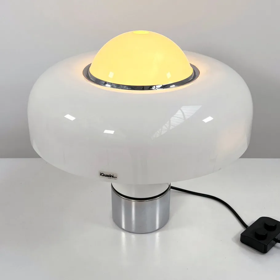 Discount Pamono Brumbury Table Lamp by Luigi Massoni for Guzzini, 1970s