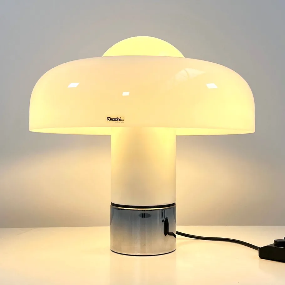 Discount Pamono Brumbury Table Lamp by Luigi Massoni for Guzzini, 1970s