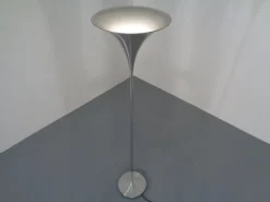 Sale Pamono Brush Finished Aluminium Tulip Uplight from Doria, 1960s