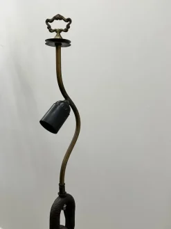 Discount Pamono Brutalist Cast Iron & Marine Chain Links Floor Lamp, France, 1960s