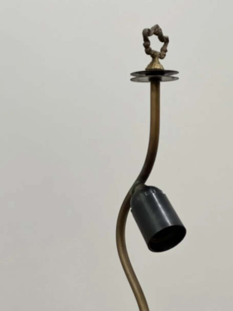 Discount Pamono Brutalist Cast Iron & Marine Chain Links Floor Lamp, France, 1960s