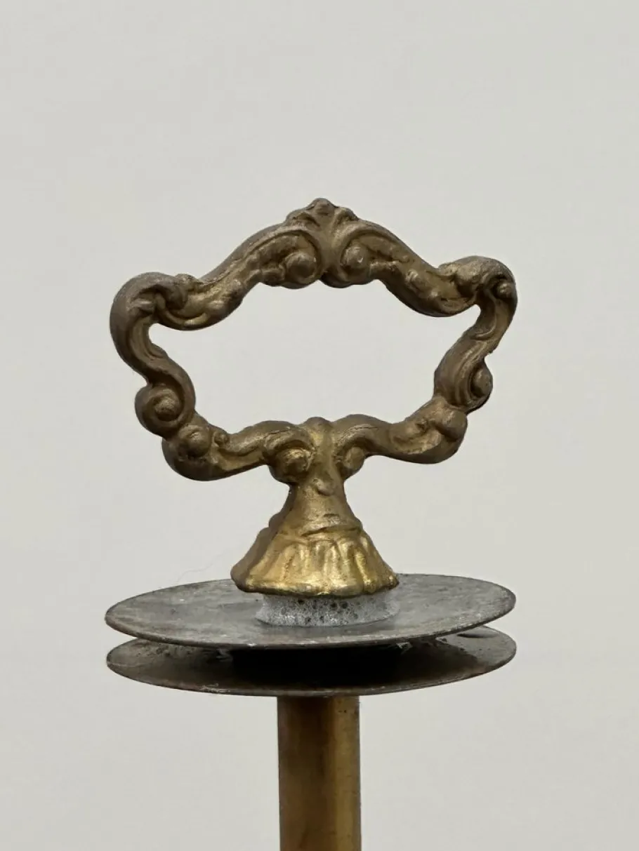 Discount Pamono Brutalist Cast Iron & Marine Chain Links Floor Lamp, France, 1960s