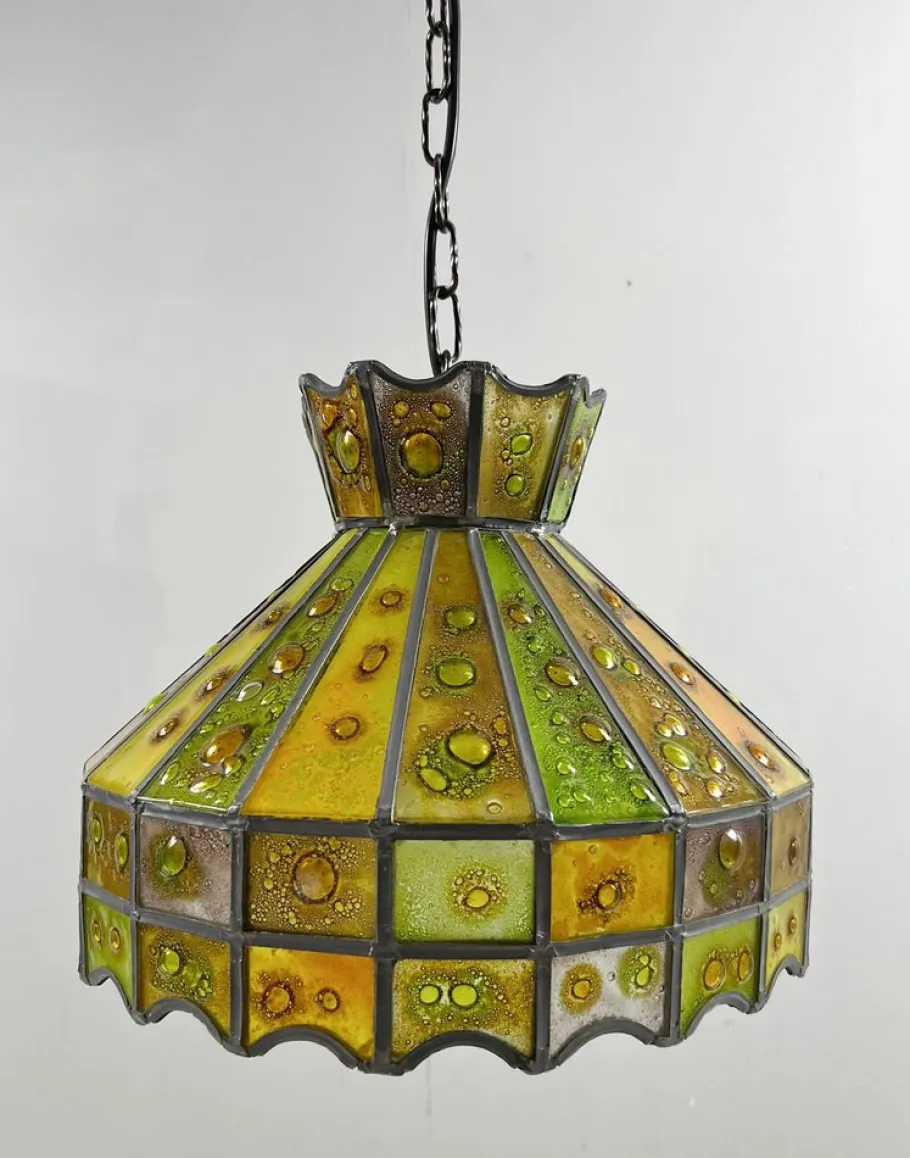 Clearance Pamono Brutalist Ceiling Lamp by Felipe Delfinger for Feders, 1970s