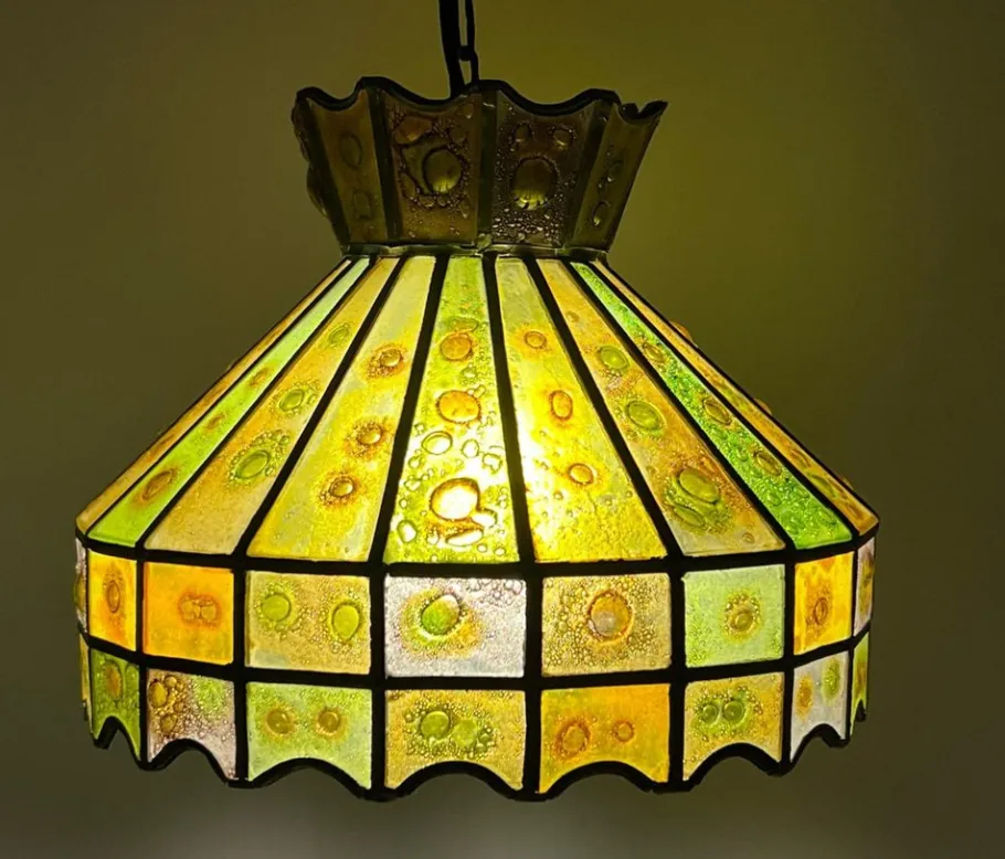 Clearance Pamono Brutalist Ceiling Lamp by Felipe Delfinger for Feders, 1970s