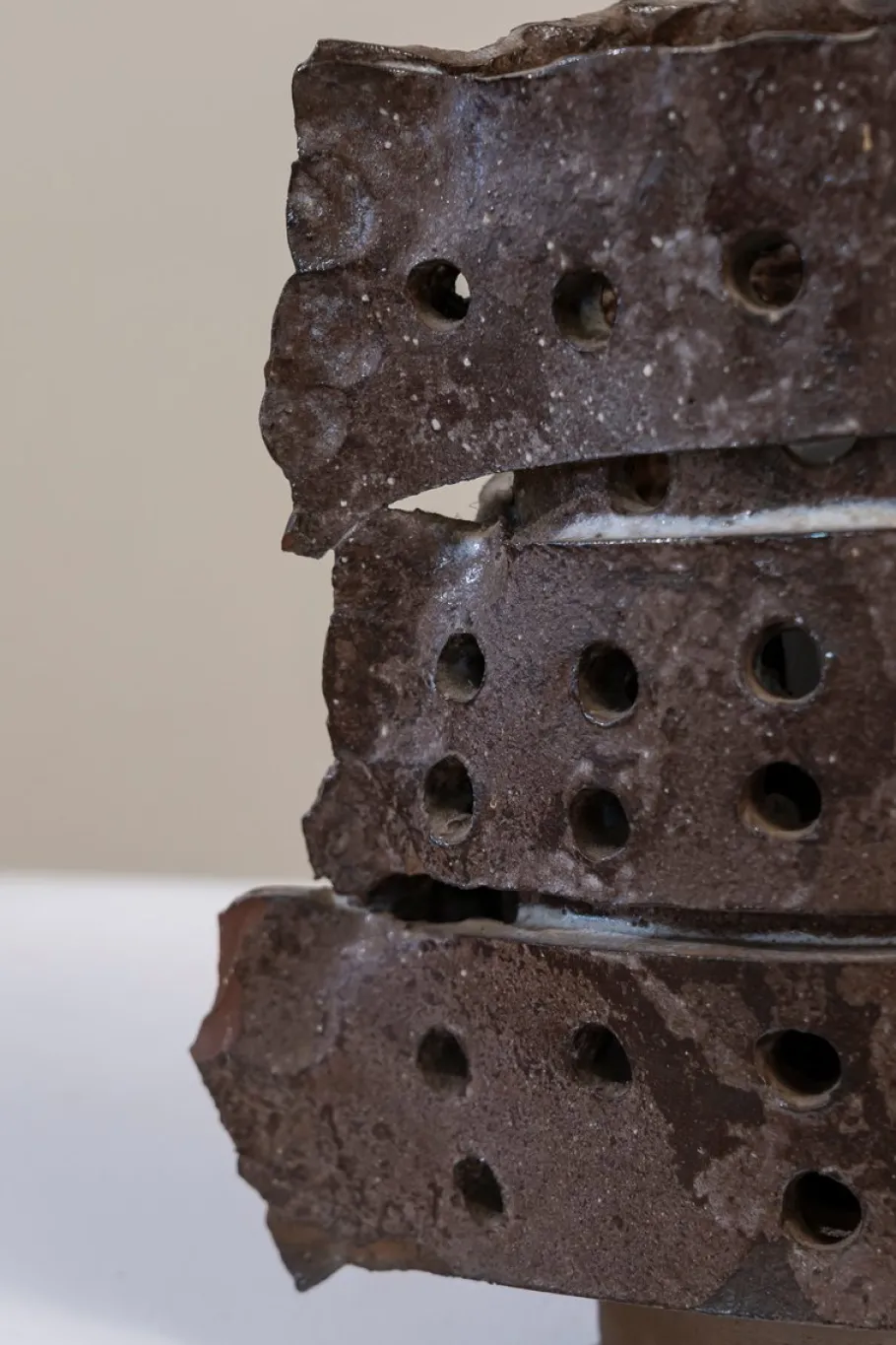 New Pamono Brutalist Ceramic Lamp, 1970s