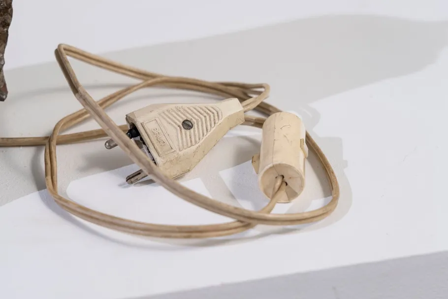 New Pamono Brutalist Ceramic Lamp, 1970s