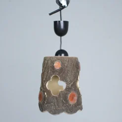Online Pamono Brutalist Ceramic Pendant Light from Vallauris, France, 1950s