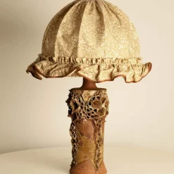 Sale Pamono Brutalist Ceramic Table Lamp attributed to Bodil Marie Nielsen, Denmark, 1960s