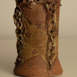 Sale Pamono Brutalist Ceramic Table Lamp attributed to Bodil Marie Nielsen, Denmark, 1960s