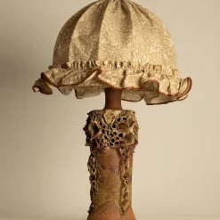 Sale Pamono Brutalist Ceramic Table Lamp attributed to Bodil Marie Nielsen, Denmark, 1960s