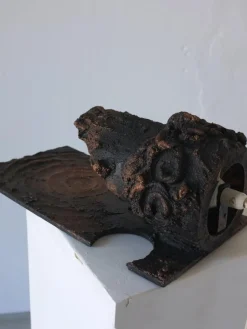 Sale Pamono Brutalist Ceramic Wall Sconce by Jouko Kytömaa, 1970s
